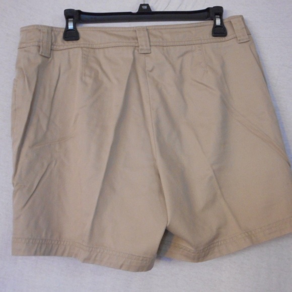 Jones New York Size 10 beige flat front cotton - Picture 4 of 5